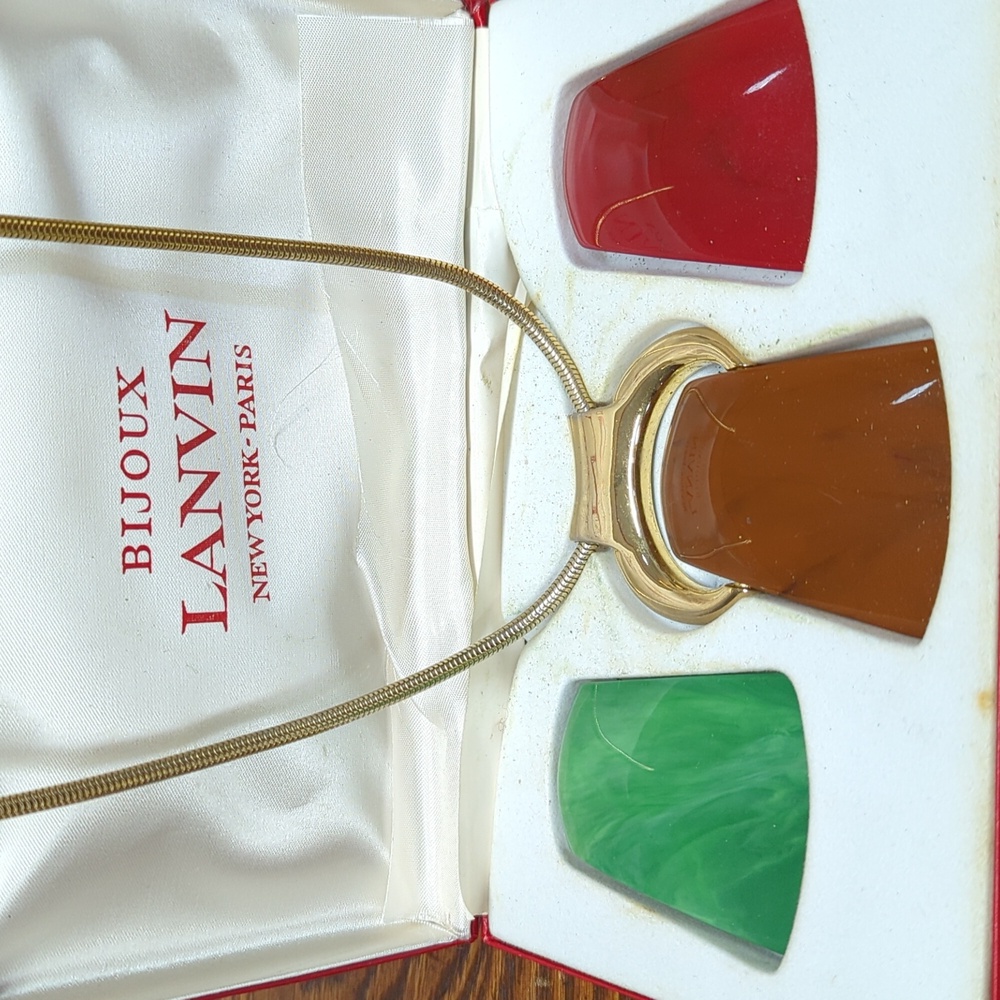 Bijou Lanvin 1970s Interchangeable Necklace